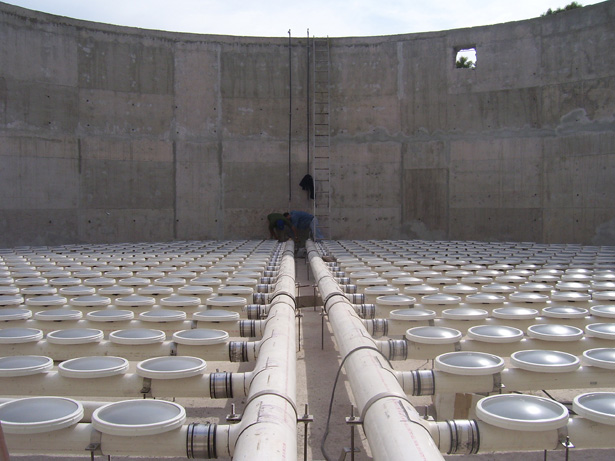 SSI PTFE coated disc diffusers replaced plain EPDM diffusers in a high profile Dairy.