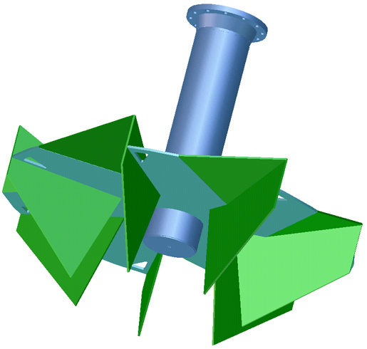 Landy-7 surface aerator