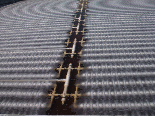 Deep tank installation of 7000 AFD270 disc diffusers